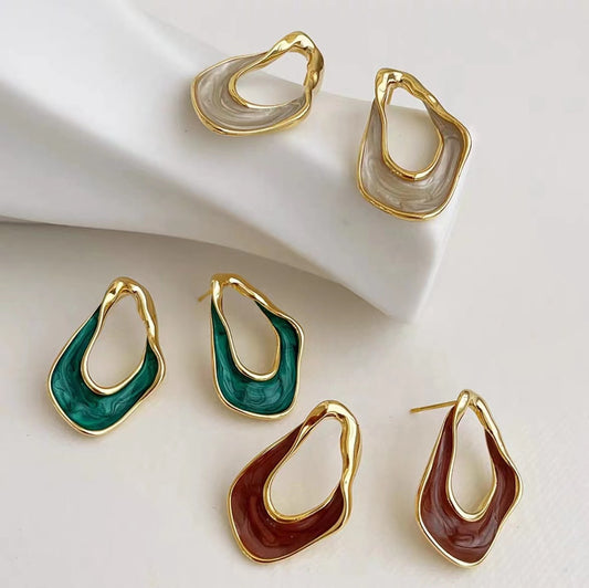 Twisted Simple Fashion Exquisite Korean New Fashion Trending Earrings