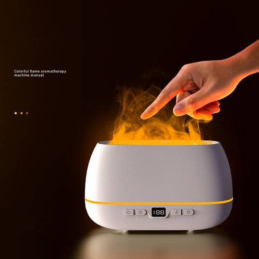 3D Flame Humidifier 200ml USB Flame Aroma Diffuser Household Humide Aromatherapy Diffuser
